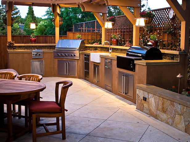 outdoor living area