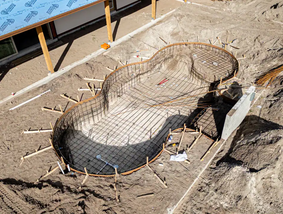 Pool construction for tampa home