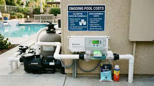 Pool pump equipment for saltwater vs chlorine pools